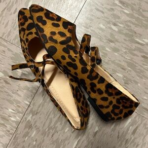 Leopard Print Women's Flats
